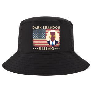 Funny Dark Brandon Is Rising Pro Biden USA Flag Cool Comfort Performance Bucket Hat