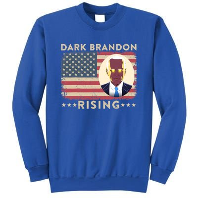 Funny Dark Brandon Is Rising Pro Biden USA Flag Sweatshirt