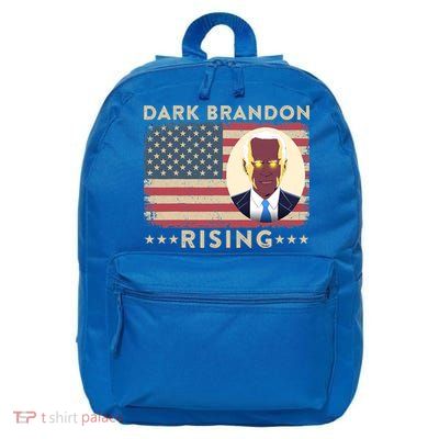 Funny Dark Brandon Is Rising Pro Biden USA Flag 16 in Basic Backpack