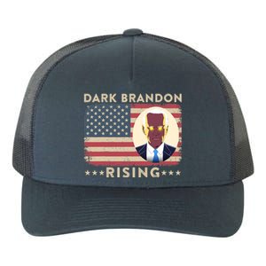 Funny Dark Brandon Is Rising Pro Biden USA Flag Yupoong Adult 5-Panel Trucker Hat