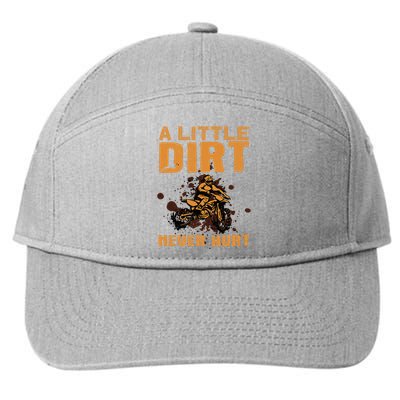 Funny Dirt Bike For Men Women Kids Motocross Dirtbike Lover 7-Panel Snapback Hat