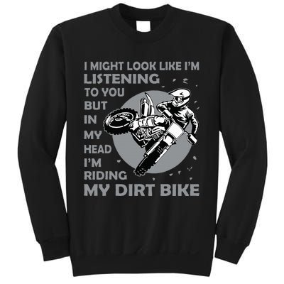 Funny Dirt Bike Art Motocross Dirt Bike Rider Sweatshirt