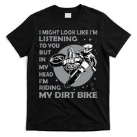 Funny Dirt Bike Art Motocross Dirt Bike Rider T-Shirt