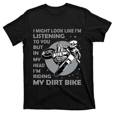 Funny Dirt Bike Art Motocross Dirt Bike Rider T-Shirt