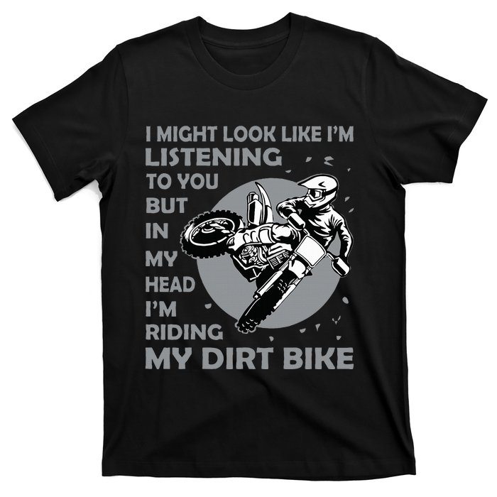 Funny Dirt Bike Art Motocross Dirt Bike Rider T-Shirt