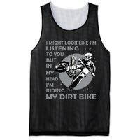 Funny Dirt Bike Art Motocross Dirt Bike Rider Mesh Reversible Basketball Jersey Tank