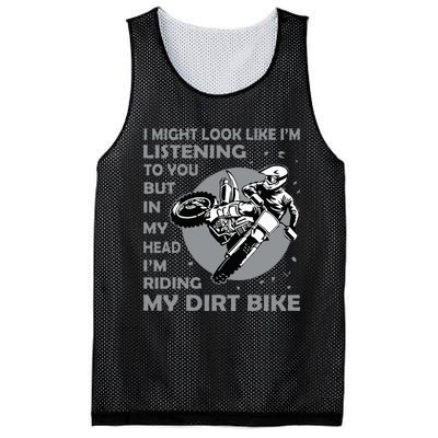 Funny Dirt Bike Art Motocross Dirt Bike Rider Mesh Reversible Basketball Jersey Tank