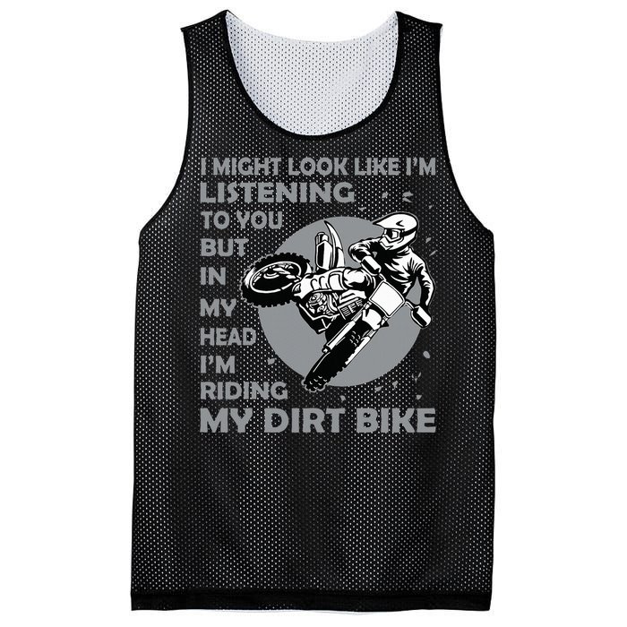 Funny Dirt Bike Art Motocross Dirt Bike Rider Mesh Reversible Basketball Jersey Tank