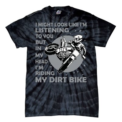 Funny Dirt Bike Art Motocross Dirt Bike Rider Tie-Dye T-Shirt