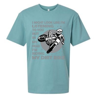 Funny Dirt Bike Art Motocross Dirt Bike Rider Sueded Cloud Jersey T-Shirt