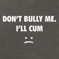 Funny Don’T Bully Me Cotton Canvas Backpack