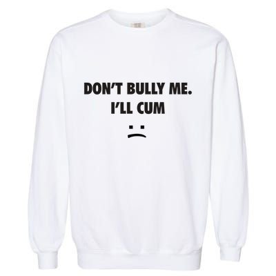 Funny Don’T Bully Me Garment-Dyed Sweatshirt