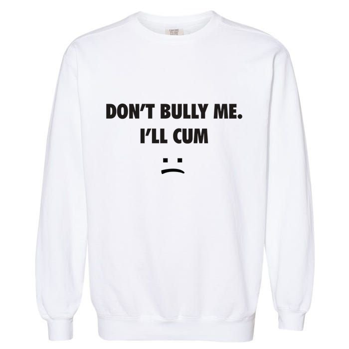 Funny Don’T Bully Me Garment-Dyed Sweatshirt