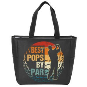 Father's Day Best Pops Par Golf Dad Gift For Dad Zip Tote Bag