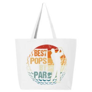 Father's Day Best Pops Par Golf Dad Gift For Dad 25L Jumbo Tote