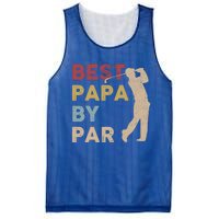 Father's Day Best Papa By Par Golf Funny Meaningful Gift Mesh Reversible Basketball Jersey Tank