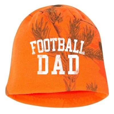 Football Dad Birthday Classic Bold Font Football Daddy Kati - Camo Knit Beanie