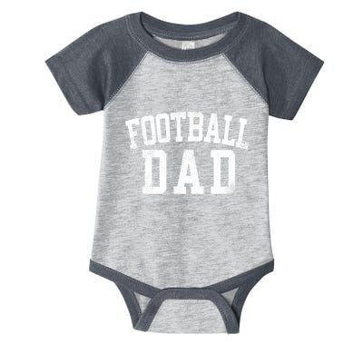 Football Dad Birthday Classic Bold Font Football Daddy Infant Baby Jersey Bodysuit