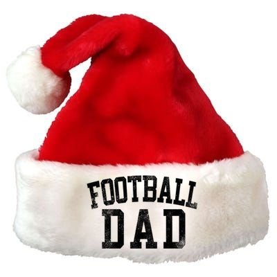 Football Dad Birthday Classic Bold Font Football Daddy Premium Christmas Santa Hat