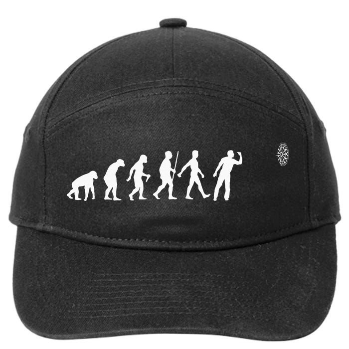 Funny Dart Bullseye Dartboard Team Players 7-Panel Snapback Hat