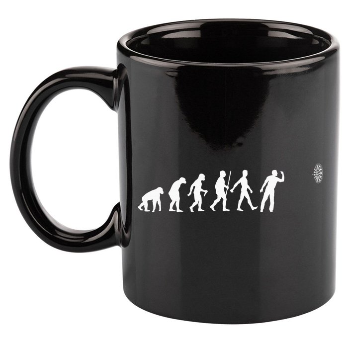 Funny Dart Bullseye Dartboard Team Players 11oz C Handle Ceramic Mug