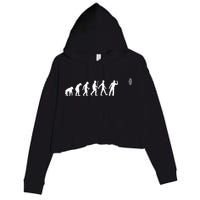 Funny Dart Bullseye Dartboard Team Players Crop Fleece Hoodie