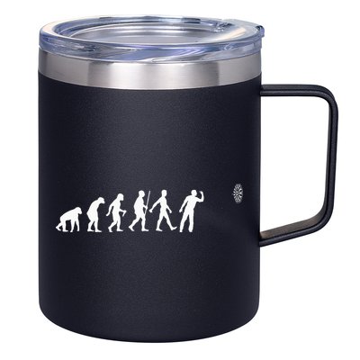 Funny Dart Bullseye Dartboard Team Players 12oz Stainless Steel Coffee Mug