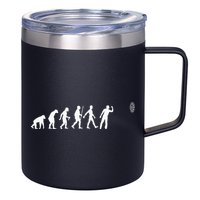 Funny Dart Bullseye Dartboard Team Players 12oz Stainless Steel Coffee Mug