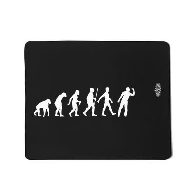 Funny Dart Bullseye Dartboard Team Players Mousepad