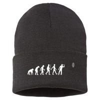 Funny Dart Bullseye Dartboard Team Players Sustainable Knit Beanie