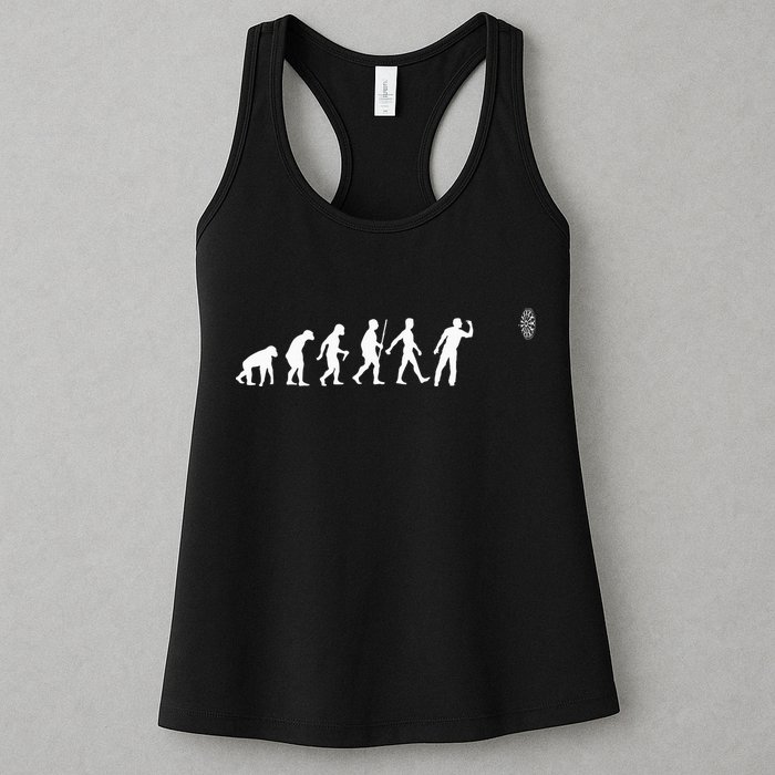 Funny Dart Bullseye Dartboard Team Players Womens Tank Top