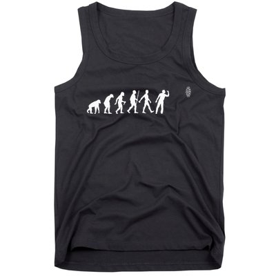 Funny Dart Bullseye Dartboard Team Players Tank Top