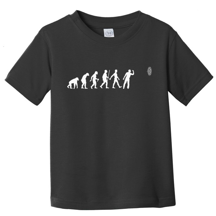 Funny Dart Bullseye Dartboard Team Players Toddler T-Shirt