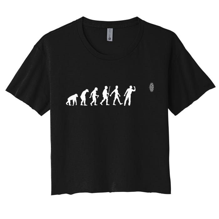 Funny Dart Bullseye Dartboard Team Players Crop Top