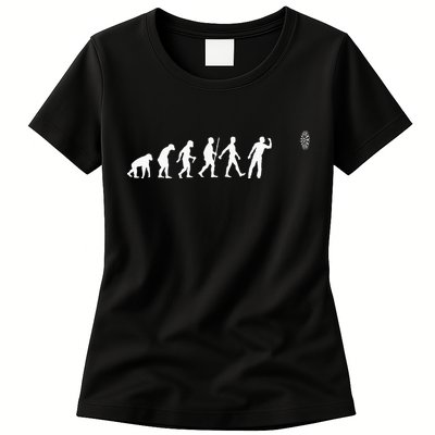 Funny Dart Bullseye Dartboard Team Players Womens T-Shirt
