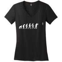 Funny Dart Bullseye Dartboard Team Players Women's V-Neck T-Shirt