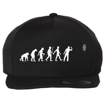 Funny Dart Bullseye Dartboard Team Players Wool Snapback Cap