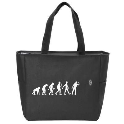 Funny Dart Bullseye Dartboard Team Players Zip Tote Bag