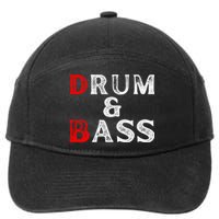 Funny Drum & Bass Rum & Ass Lovers 7-Panel Snapback Hat