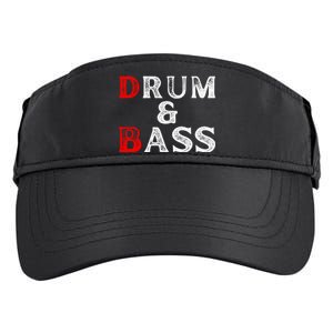 Funny Drum & Bass Rum & Ass Lovers Adult Drive Performance Visor