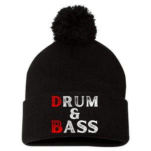 Funny Drum & Bass Rum & Ass Lovers Pom Pom 12in Knit Beanie