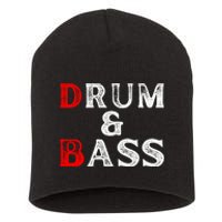 Funny Drum & Bass Rum & Ass Lovers Short Acrylic Beanie