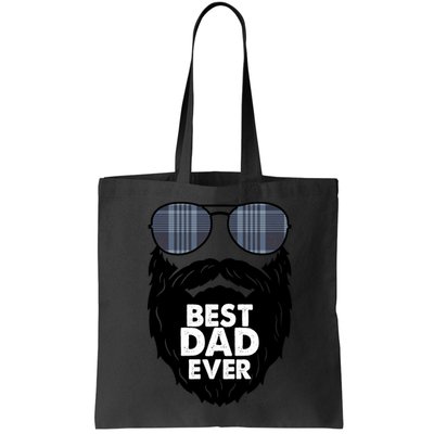 Father's Day Best Dad Ever Funny Beard Glasses Gift For Father Bag