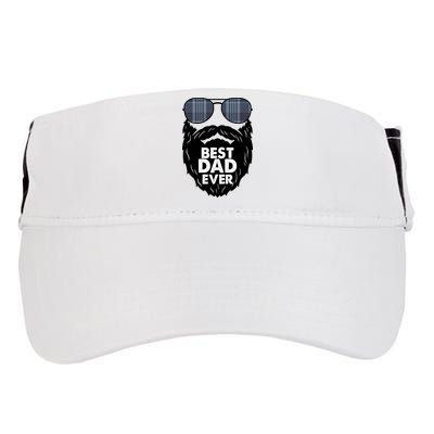 Father's Day Best Dad Ever Funny Beard Glasses Gift For Father Adult Drive Performance Visor