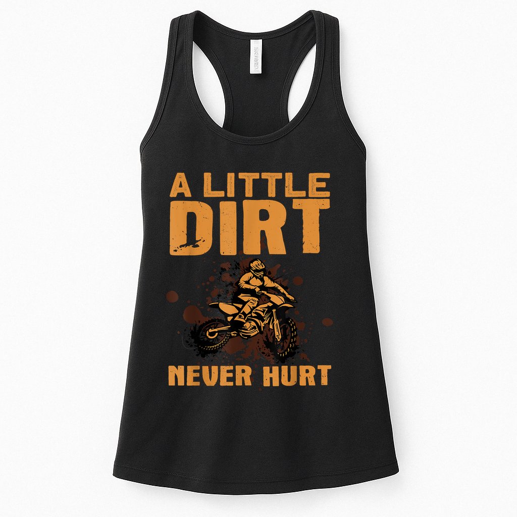 Funny Dirt Bike For Men Women Motocross Dirtbike Lover Womens Tank Top