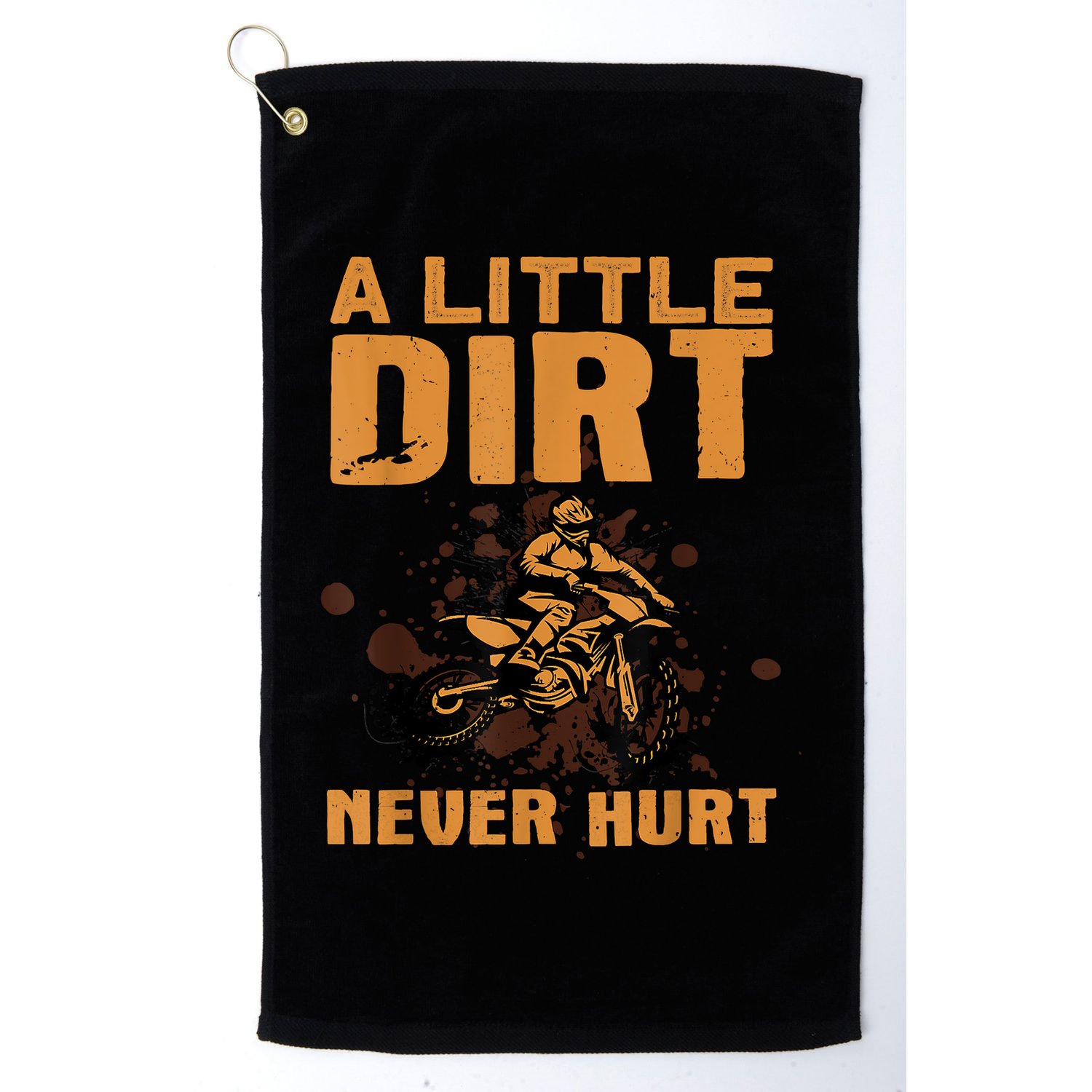 Funny Dirt Bike For Men Women Motocross Dirtbike Lover Golf Towel