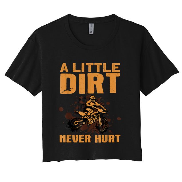 Funny Dirt Bike For Men Women Motocross Dirtbike Lover Crop Top