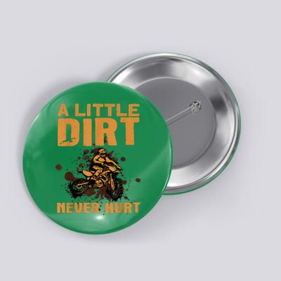 Funny Dirt Bike For Men Women Motocross Dirtbike Lover Button