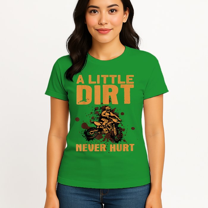 Funny Dirt Bike For Men Women Motocross Dirtbike Lover Womens T-Shirt