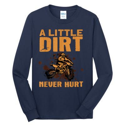 Funny Dirt Bike For Men Women Motocross Dirtbike Lover Tall Long Sleeve T-Shirt